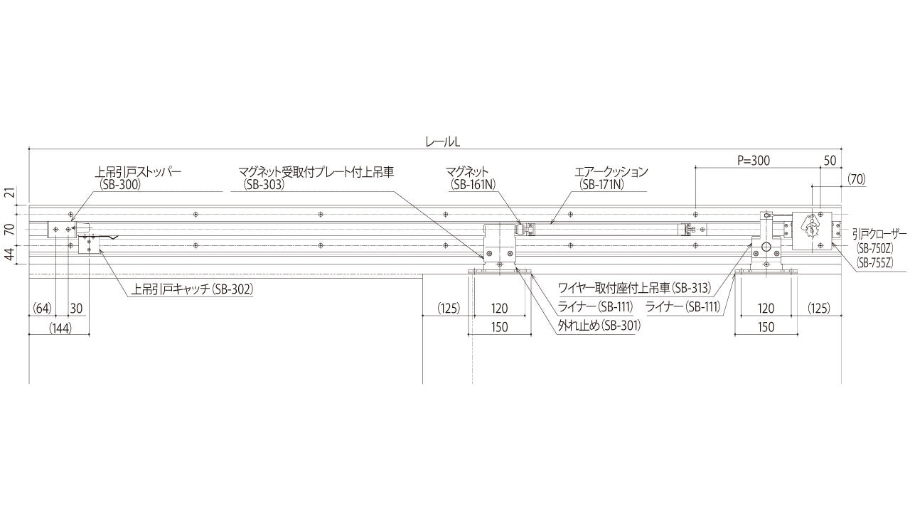 リズム RZM-60｜上吊金具セット｜シブタニ（SYS） – イブニーズ.com 